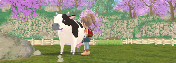 拥抱奶牛动画