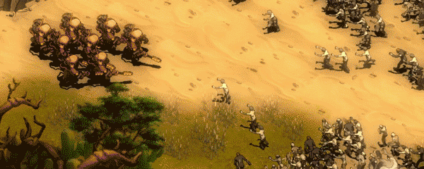 大规模战斗场景